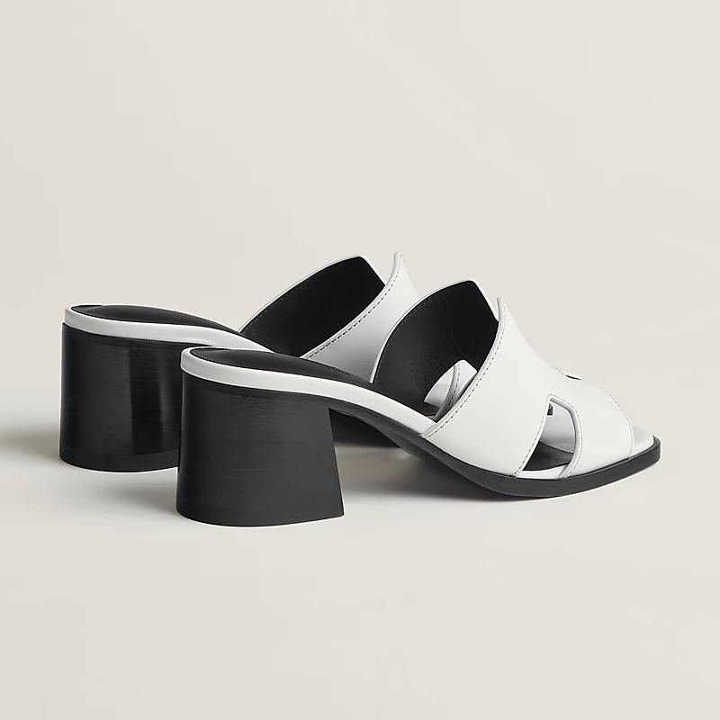 Giày Hermes Helia 60 Sandal Nữ Trắng